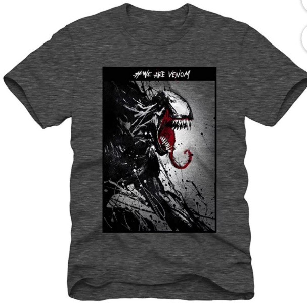 Marvel Mens Comics Group Shirt - Venom Throwback Classic T-Shirt |Size Medium
